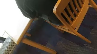 ຮູບແບບ webcam ຮ້ອນໃນຖົງຕີນ